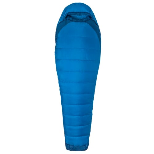 Blue sleeping bag