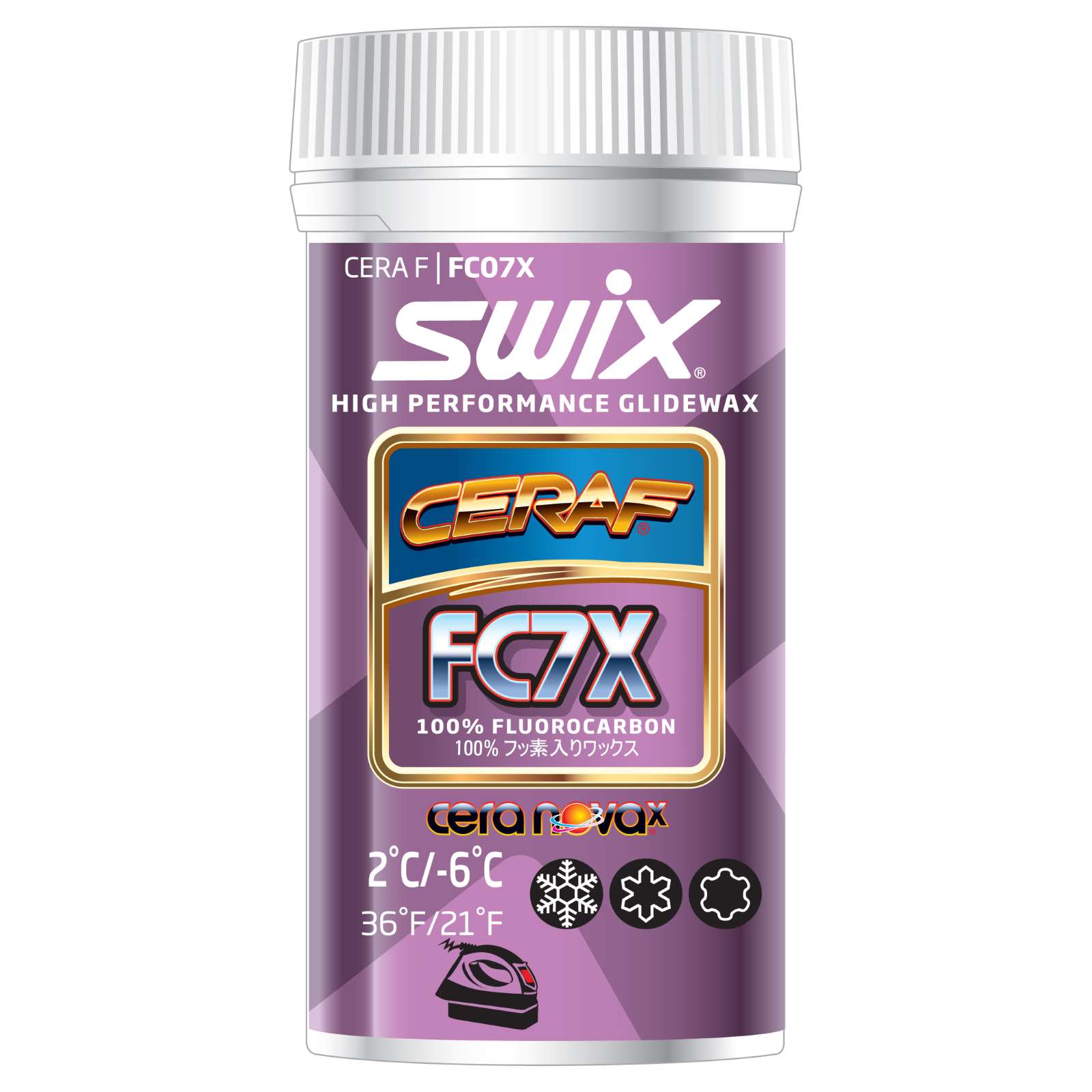 swix FC8X 100%フッ素入りワックス - スキー