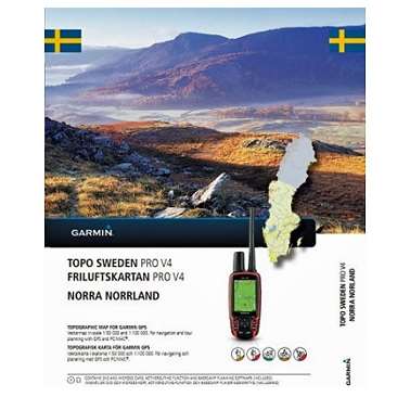 Köp Garmin Friluftskartan PRO v4 - Norra Norrland hos Outnorth