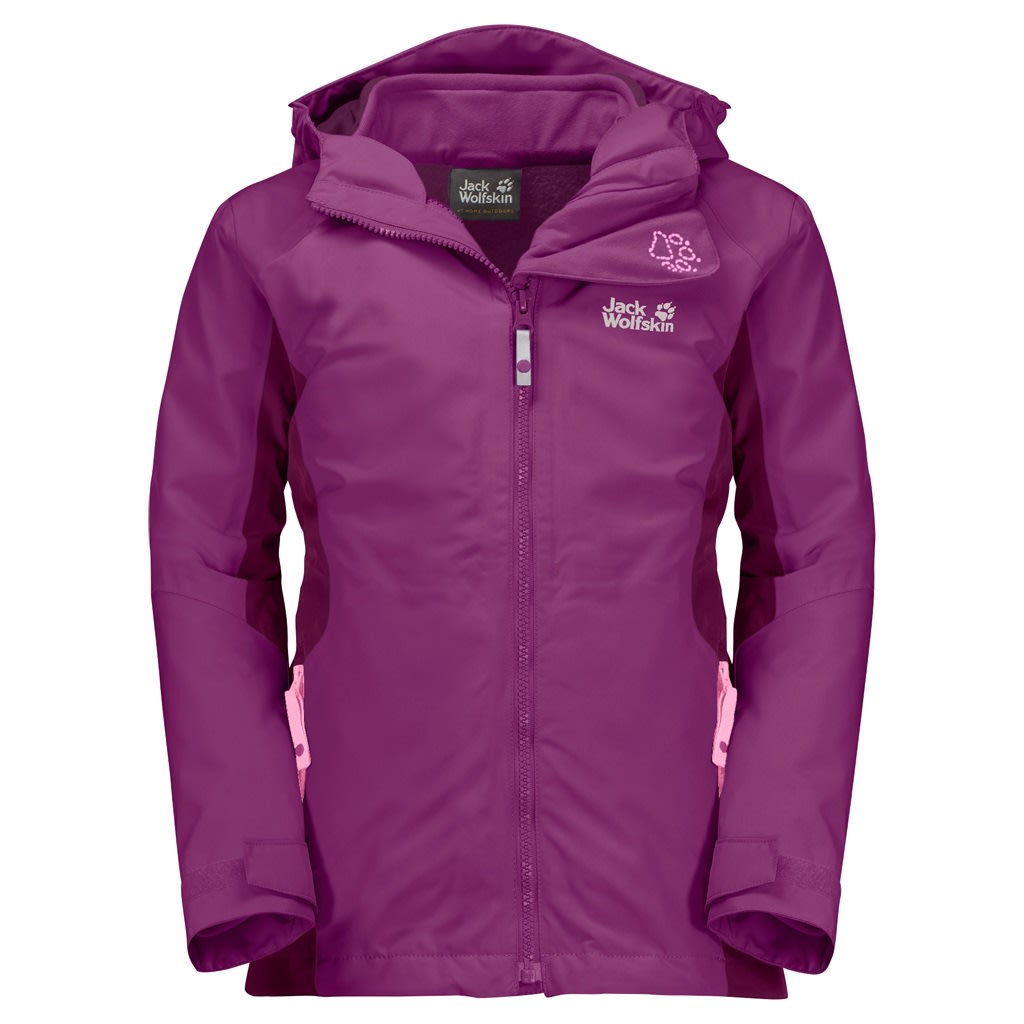 Kj p Jack Wolfskin Girl s Grivla 3 in 1 Jacket fra Outnorth