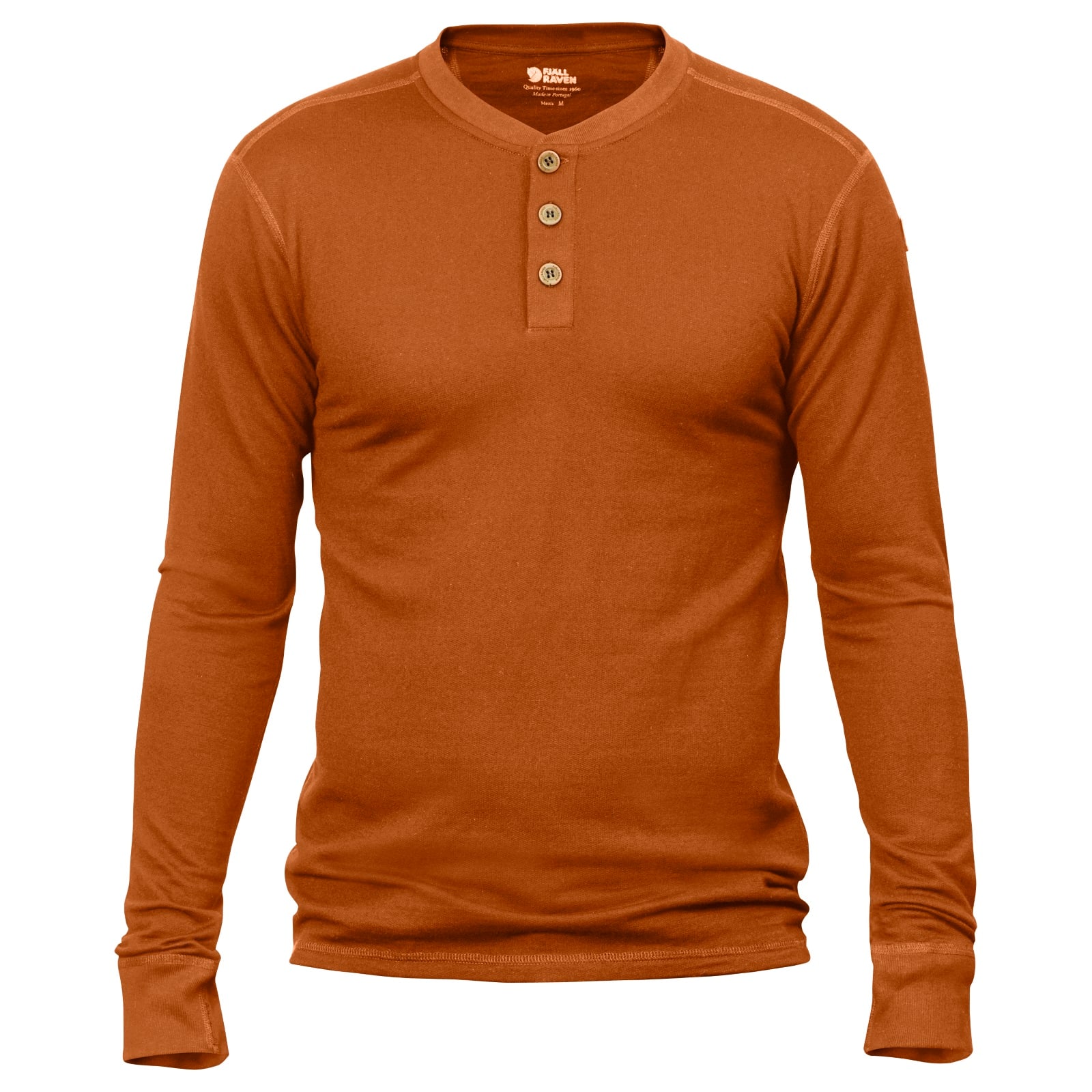 K b Fj llr ven Lappland Merino Henley Longsleeve fra Outnorth