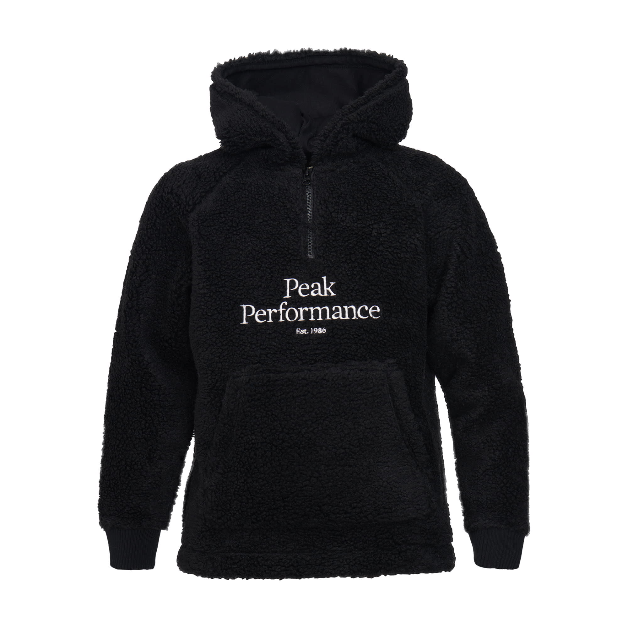 Pile half zip hood clearance
