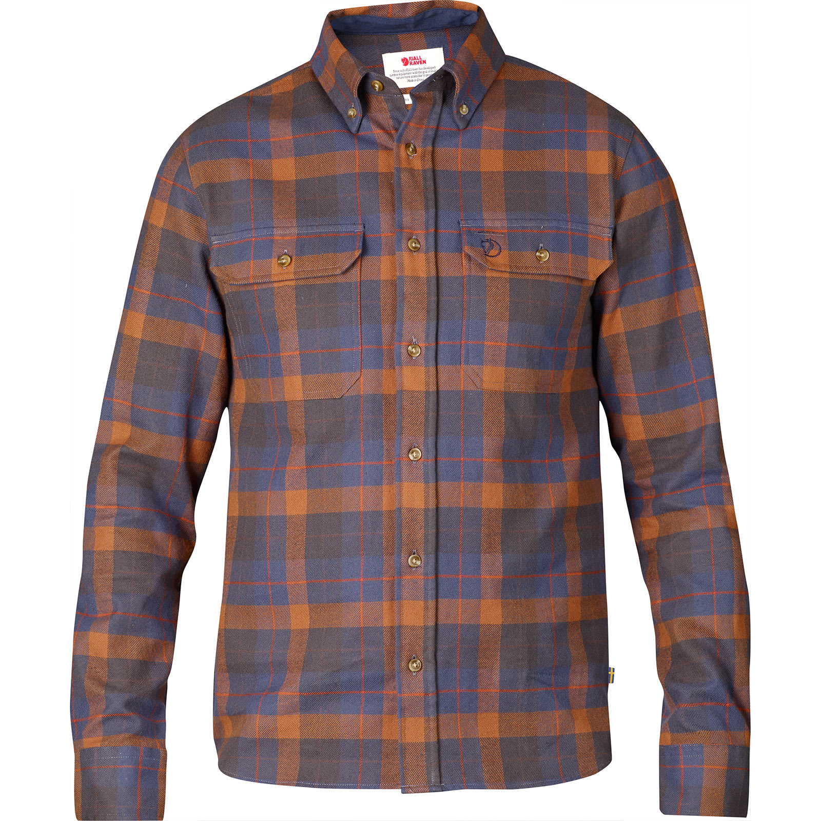 K b Fj llr ven Men s Singi Heavy Flannel Shirt C01 Fra Outnorth george-men-s-long-sleeve-flannel-shirt-size-2xl