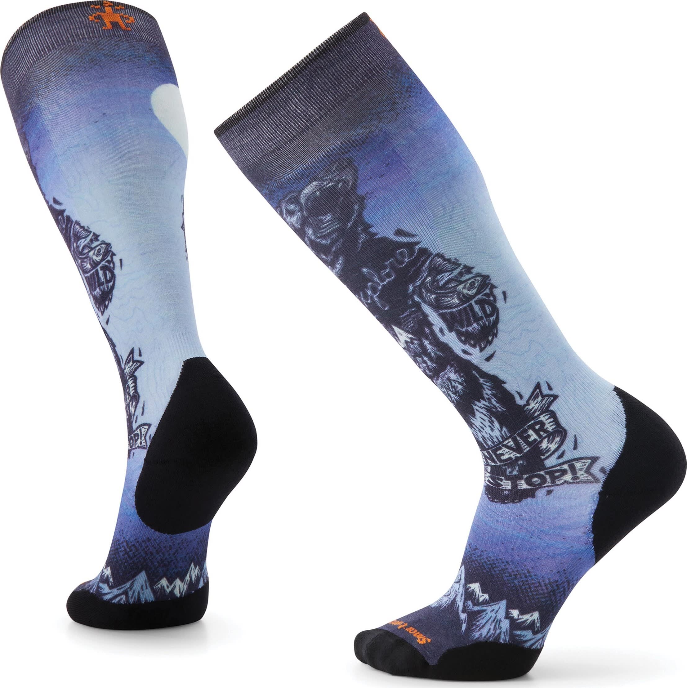 Smartwool Men's Ski Targeted Cushion Always Explore Print OTC Socks