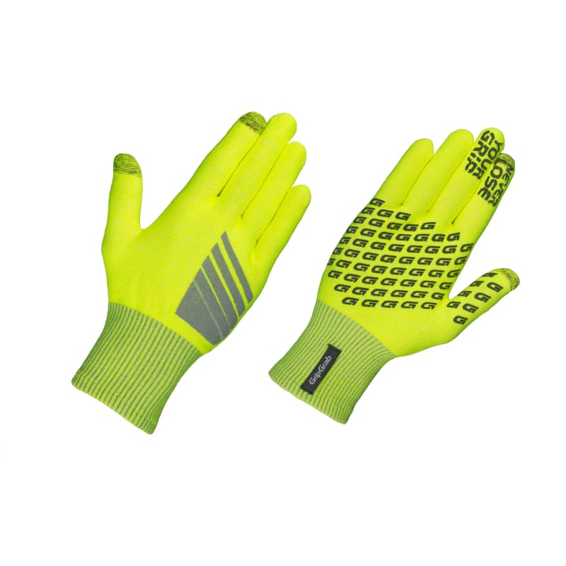 GripGrab Primavera Hi-Vis Midseason Glove Yellow Hi-vis