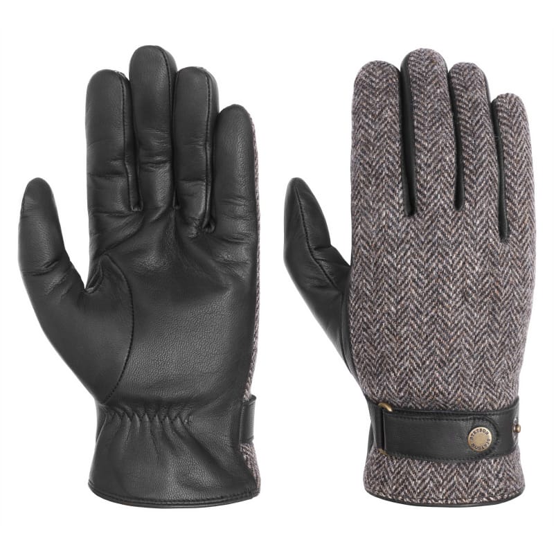Stetson Woolrich Leather Gloves