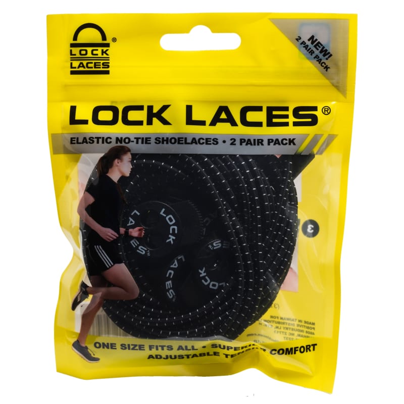 Lock Laces No Tie Shoelaces 2-pack
