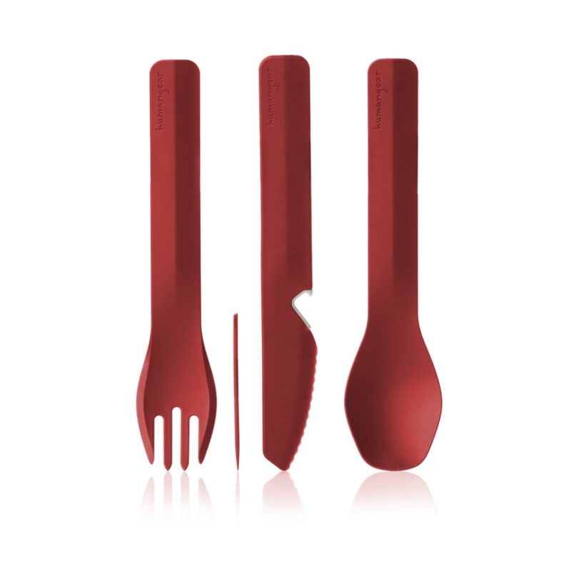 humangear Cutlery Set Gobites Trio Red