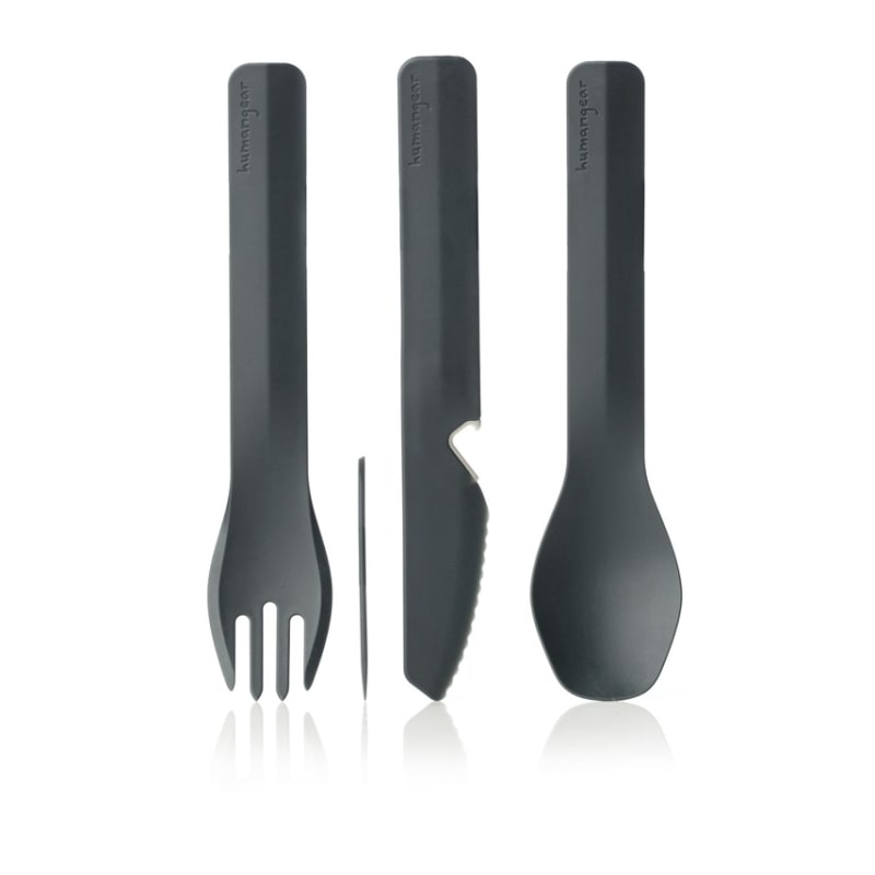 humangear Cutlery Set Gobites Trio Grey