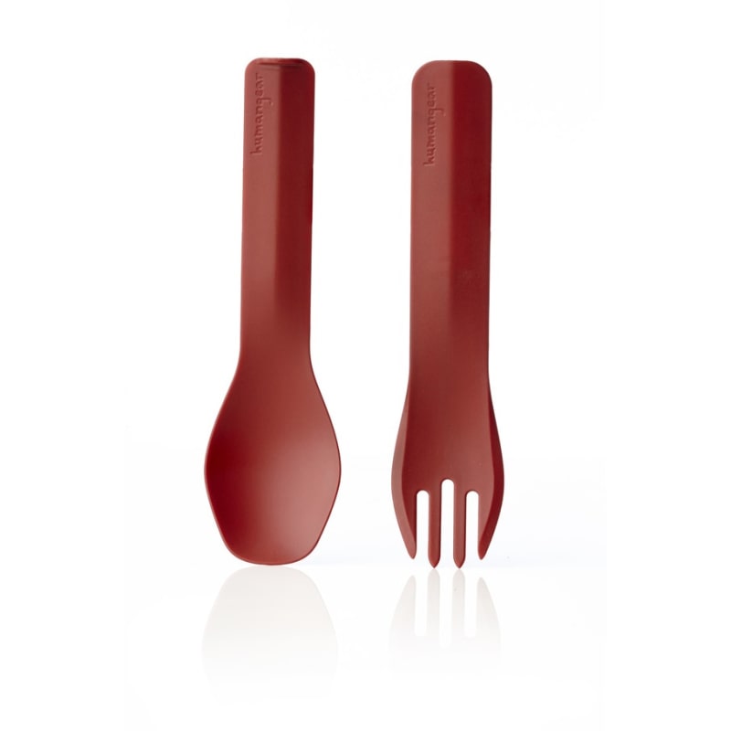 humangear Divisible Spork Gobites Duo Red