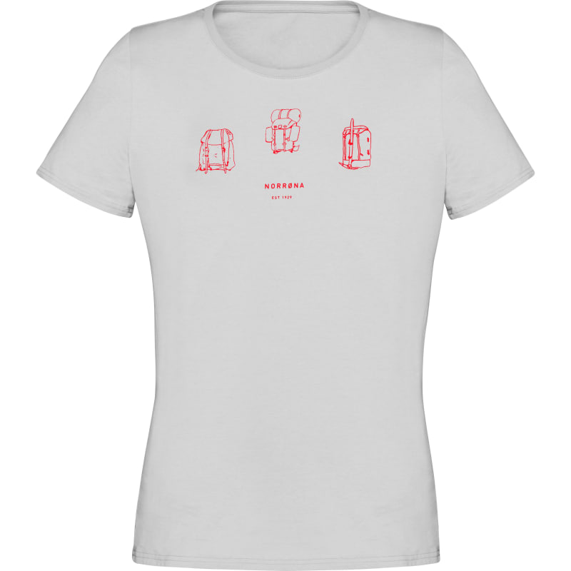 Norrøna Women’s /29 Cotton Heritage T-shirt Drizzle Melange