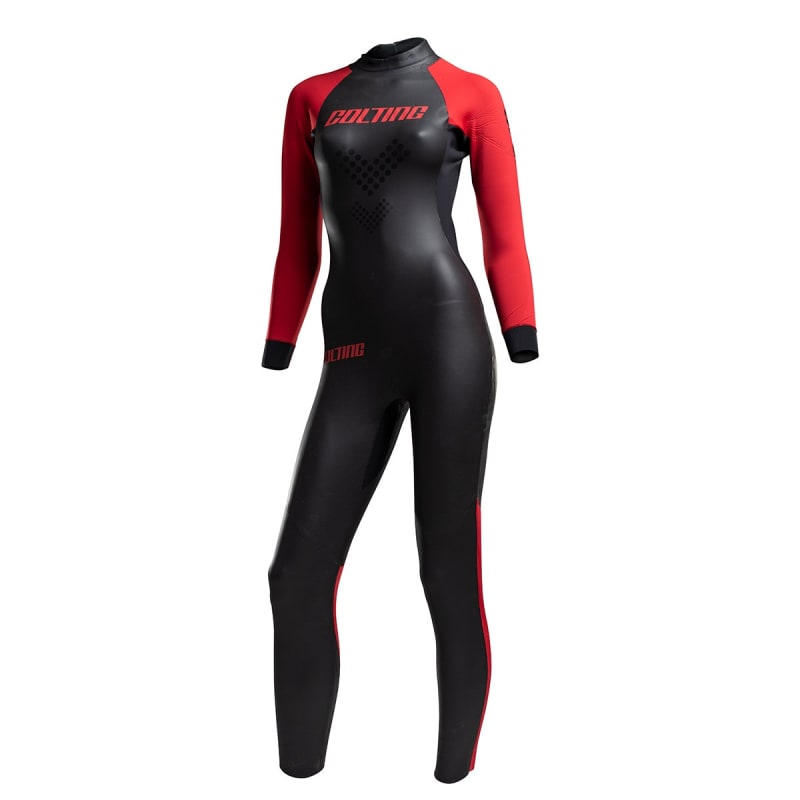 Colting Wetsuits Open Sea Wetsuit Women’s Black/Red