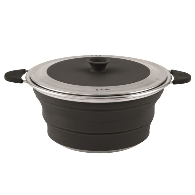 Outwell Collaps Pot With Lid 2.5l Midnight Black