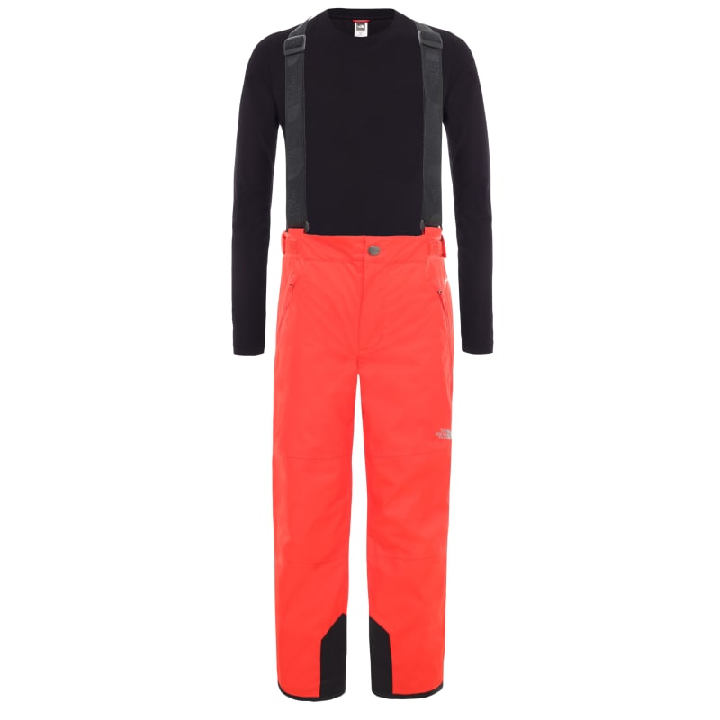 The North Face Youth Snowquest Suspender Plus Pants Fiery Red M