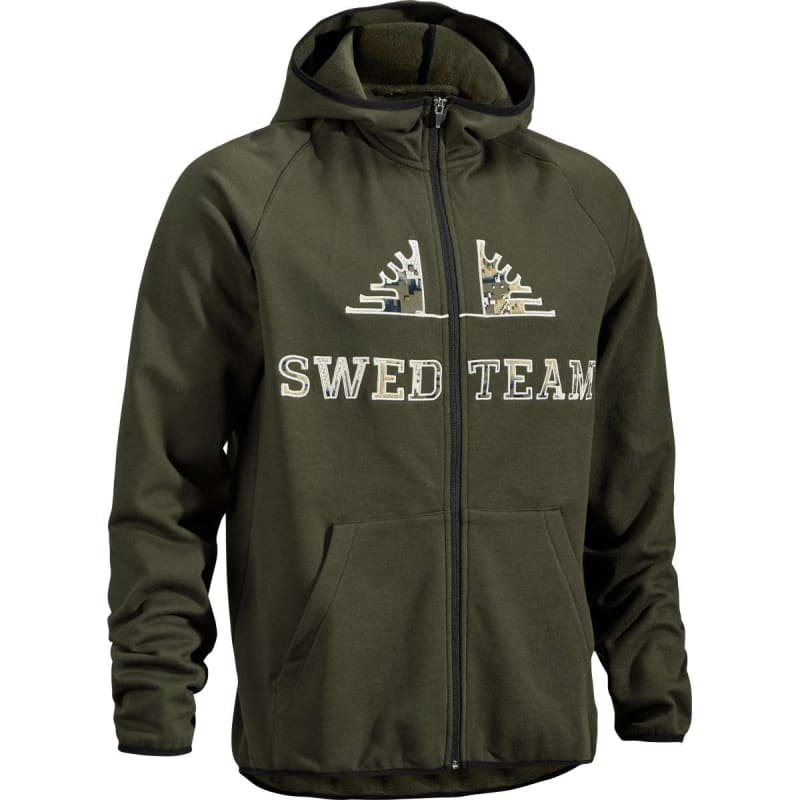 Swedteam Veil Full-zip Hood Man Jacket Loden Green