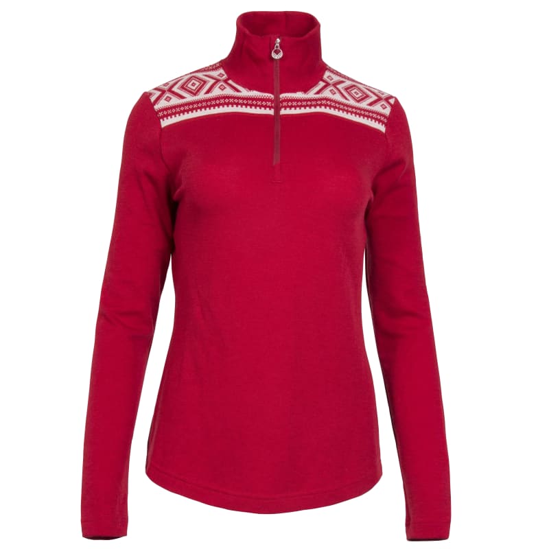 Dale of Norway Cortina Basic Women’s Sweater Raspberry/Offwhite