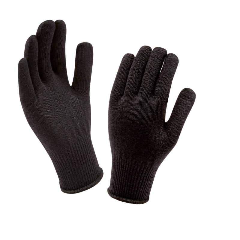 SealSkinz Solo Merino Glove Black
