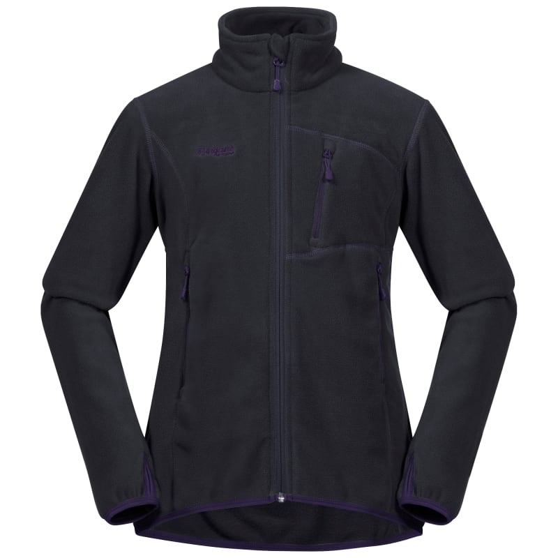 bergans Runde Youth Girl Jacket Solidcharcoal/Purplevelvet