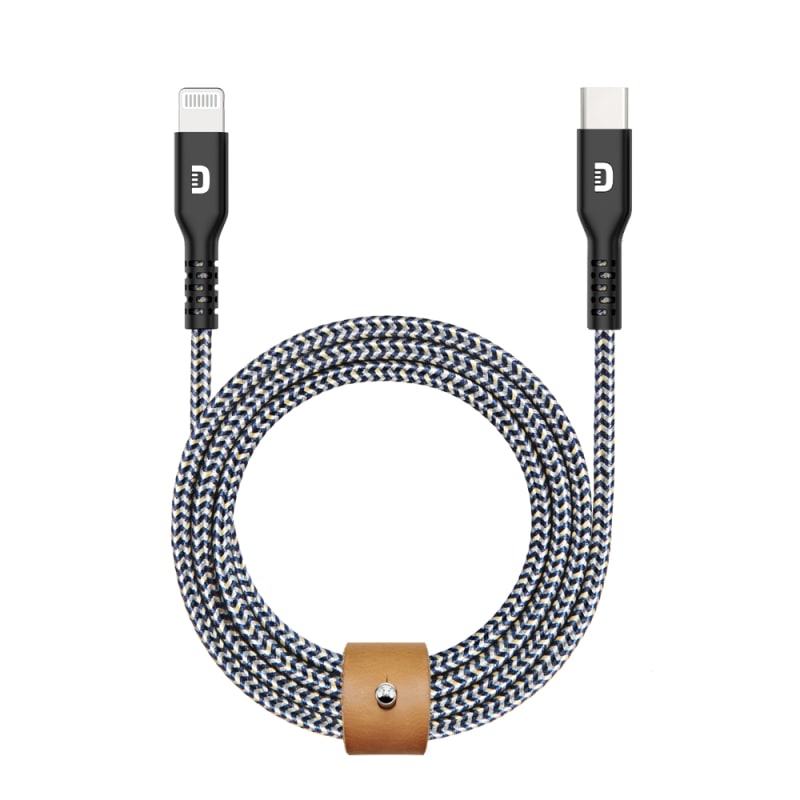 SuperCord USB-C to Lightning Cable 1m