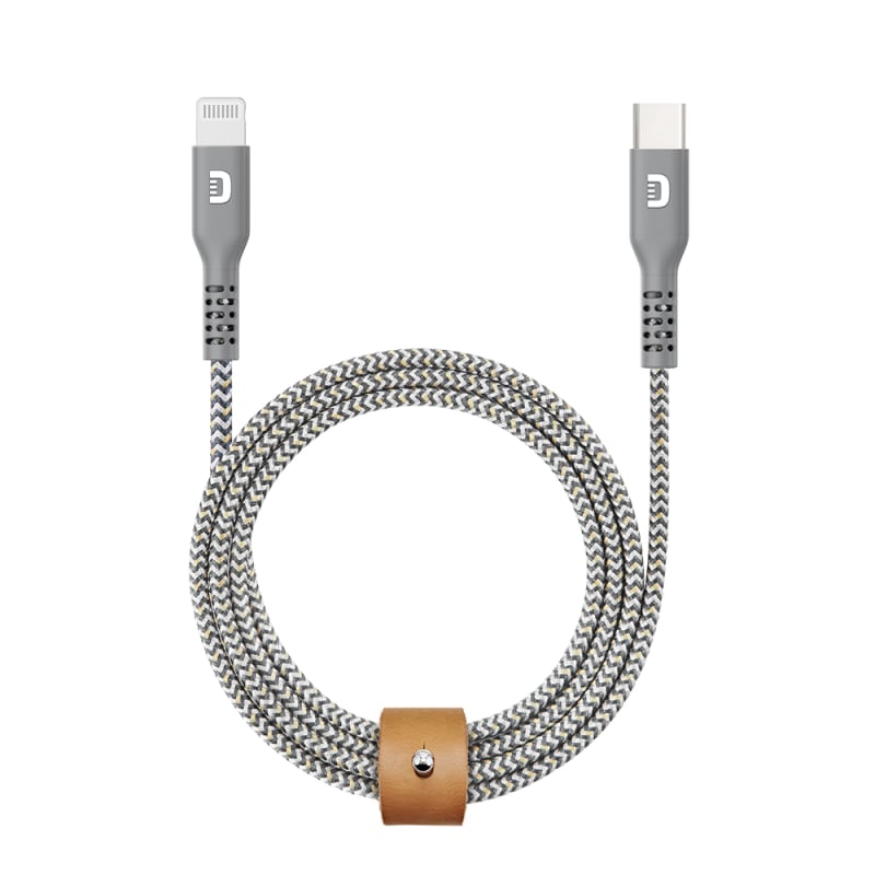 Zendure SuperCord USB-C to Lightning Cable 1m Grey