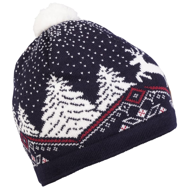 Dale of Norway Dale Christmas Hat Navy/White/Raspberry