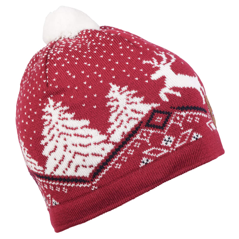 Dale of Norway Dale Christmas Hat Raspberry/White/Navy
