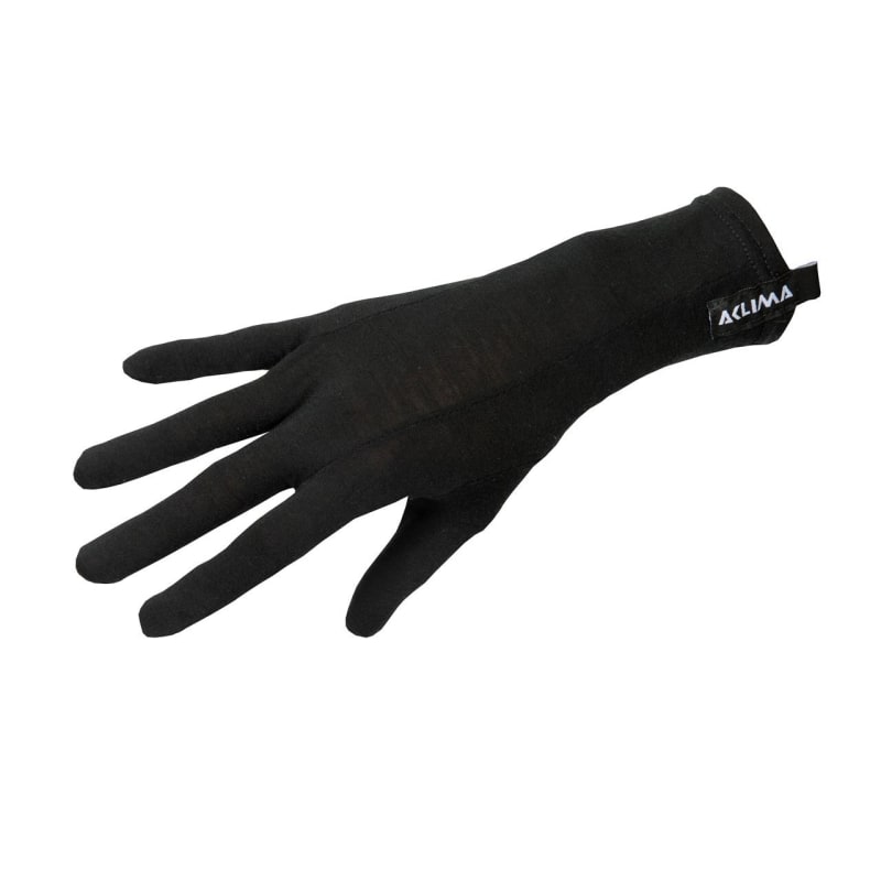 aclima HotWool Liner Gloves Jet Black