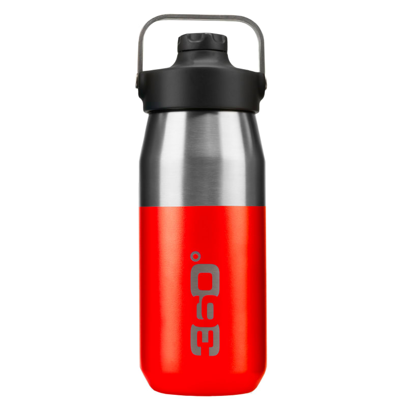 360 Degrees Widemouth Insulated Sip Bottle 550ml Red