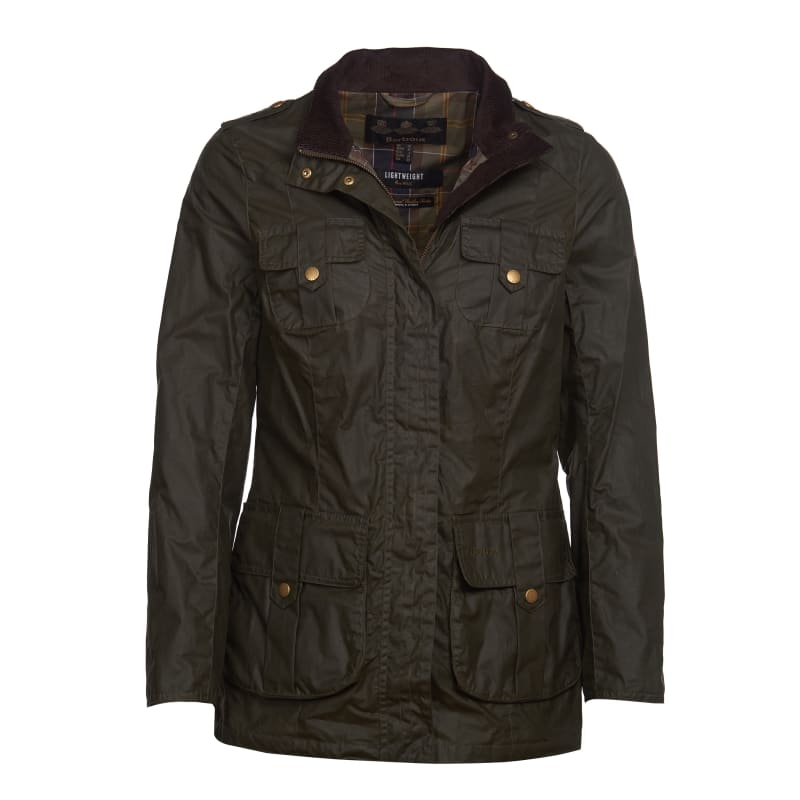 Barbour Flowerdale Wax Archive Olive