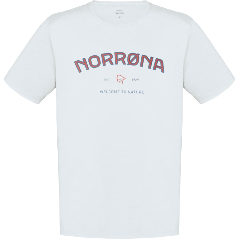 Norrøna Men’s /29 Cotton Arch Logo Shirt Pure White