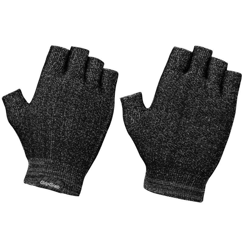 GripGrab Freedom Knitted Cycling Gloves Black