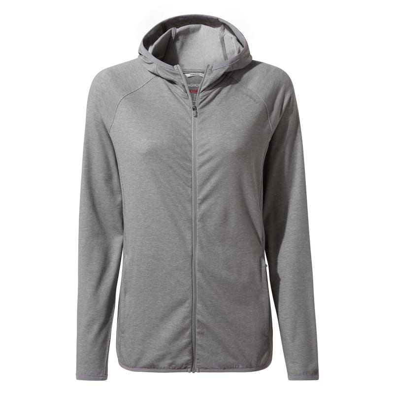 Craghoppers Women’s Nosilife Nilo Hooded Top Cloudgrey Marl