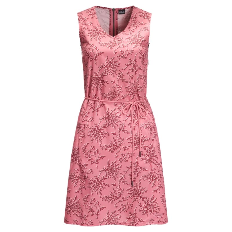 Jack Wolfskin Tioga Road Print Dress Rose Quartz All Over
