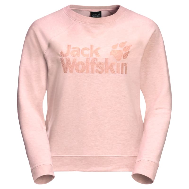 Jack Wolfskin Women’s Logo Sweatshirt Blush Pink
