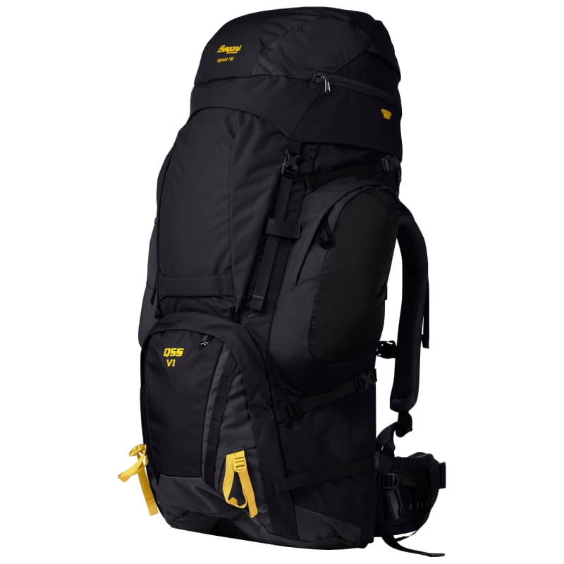 bergans Alpinist Medium 110L Black/Waxed Yellow