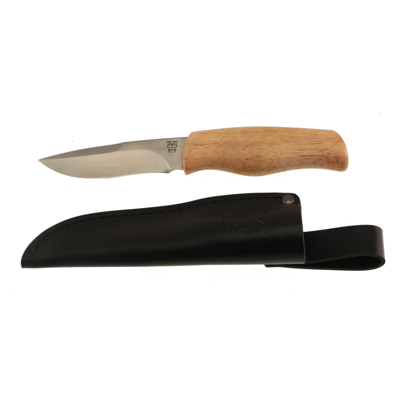 ØYO Vidda Knife With Leather Sheat Olive/Black