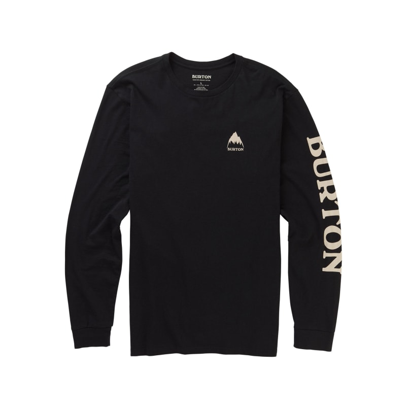 Burton Men’s Elite Organic Long Sleeve T-Shirt True Black