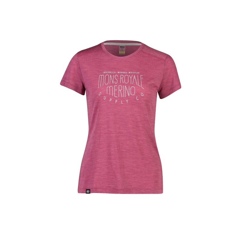 Mons Royale Women’s Vapour Tee Rosewood
