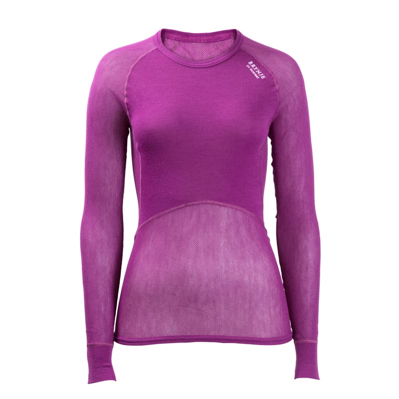 BRYNJE Lady Wool Thermo Light Longsleeved Shirt Violet