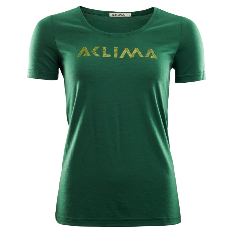 aclima LightWool T-shirt Logo Women Eden