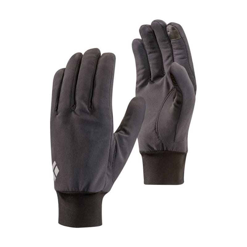 Black Diamond LightWeight Softshell Gloves Smoke
