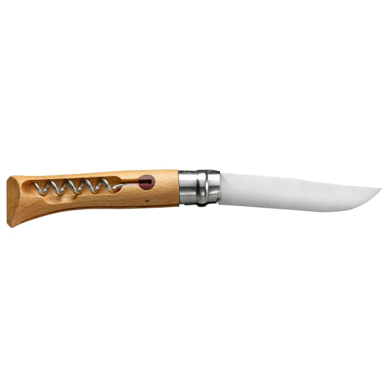 OPINEL Corcscrew Knife No10 Beechwood