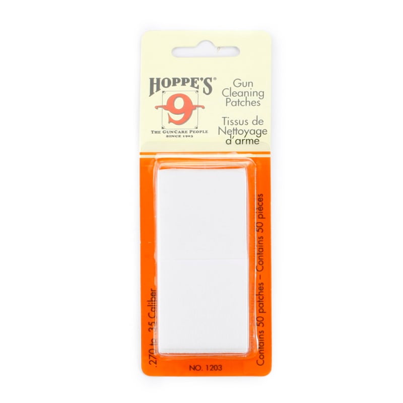Hoppe´s Cleaning Patches No.3 Caliber .270 – .35 White