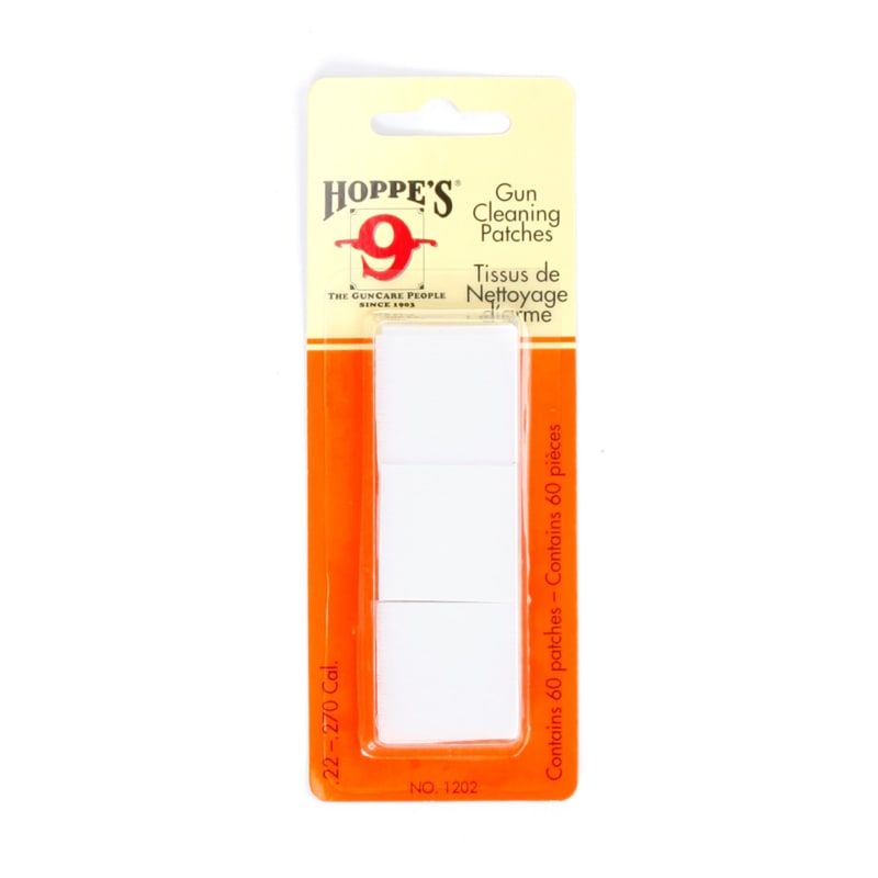 Hoppe´s Cleaning Patches No.2 Caliber .22 – .270 White