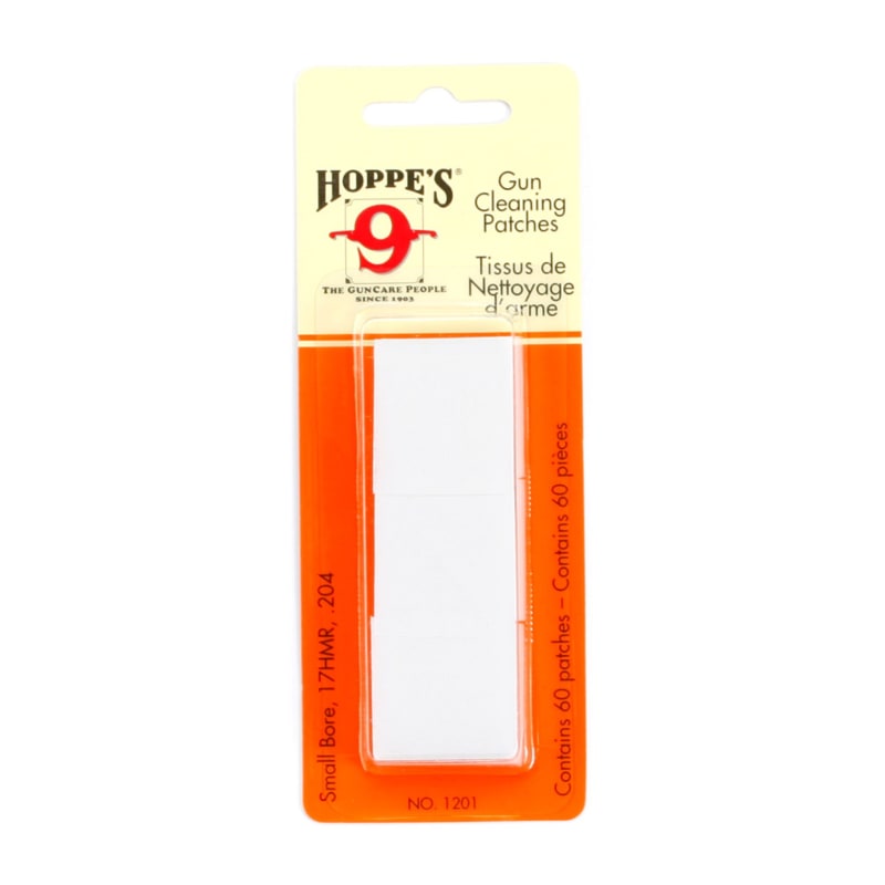 Hoppe´s Cleaning Patches No.1 Caliber .17HMR/.204 White