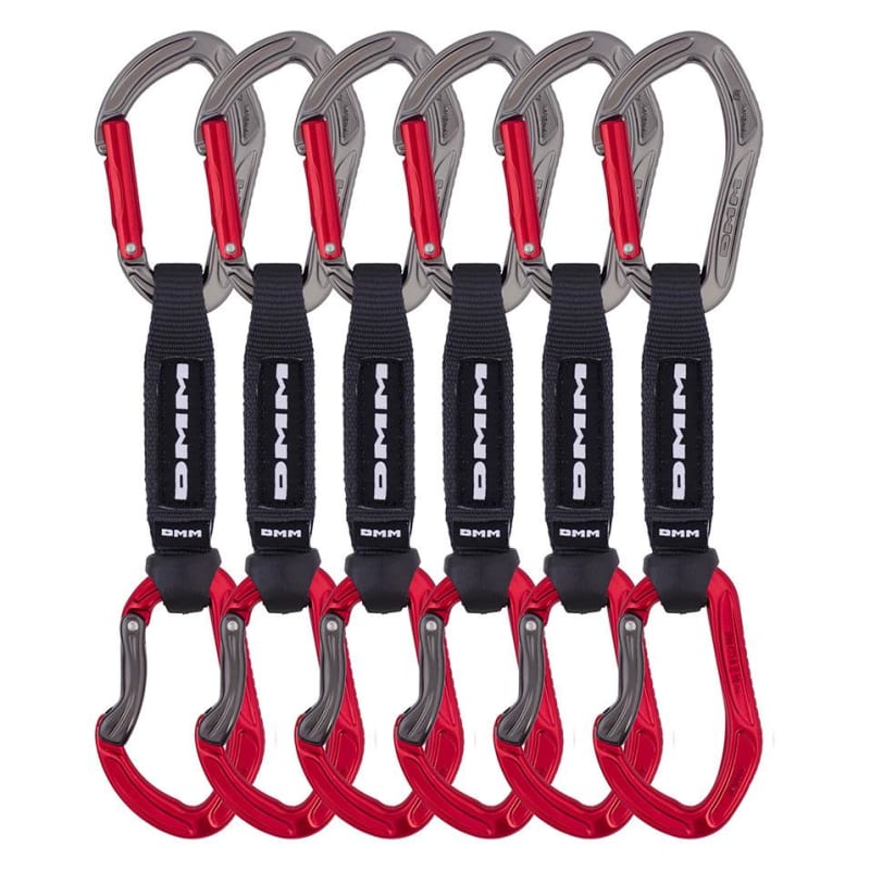 dmm Alpha Sport Quickdraws 12 cm 6 Pack Red