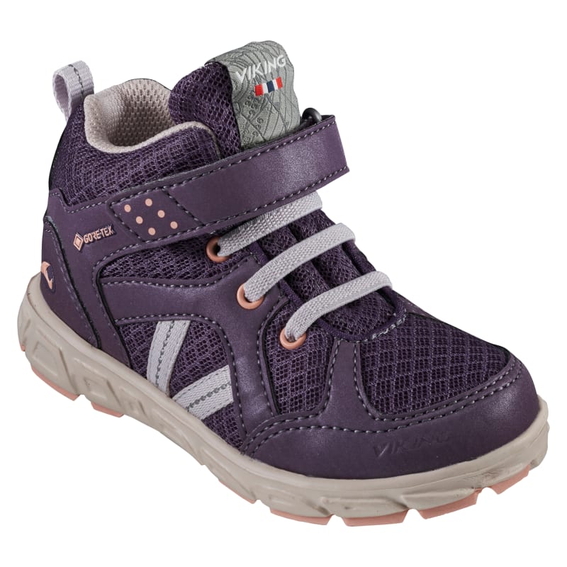 Viking Footwear Kid’s Alvdal Mid Reflex Gore-Tex Purple/Light Lilac