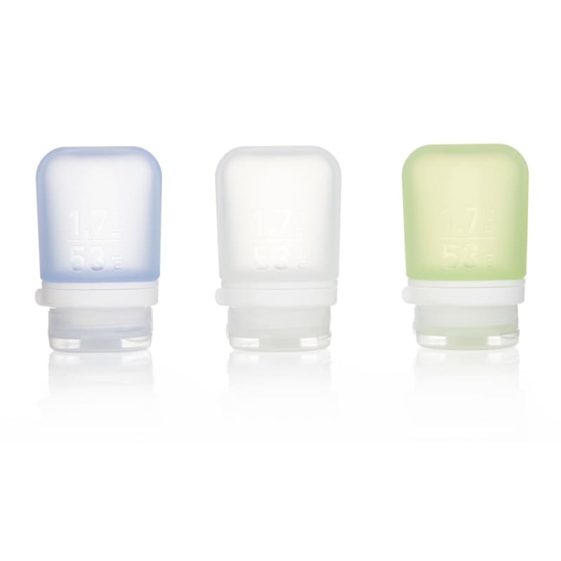 humangear GoToob+ 3-Pack Small Clear/Blue/Green