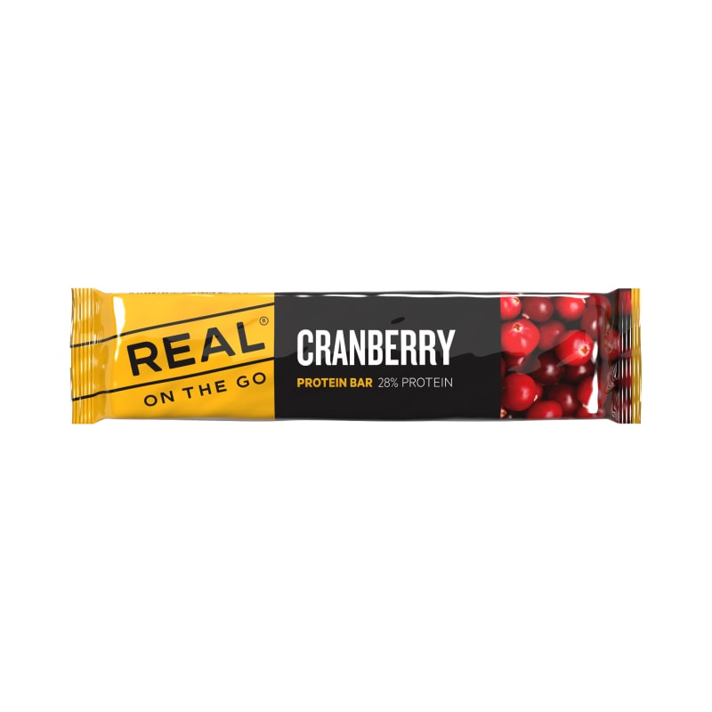 Real Turmat Protein Bar Cranberry OneSize, NoColour OneSize unisex