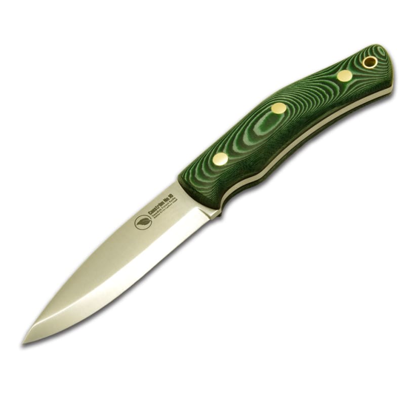 Casström No.10 Swedish Forest Knife 14C28N Green